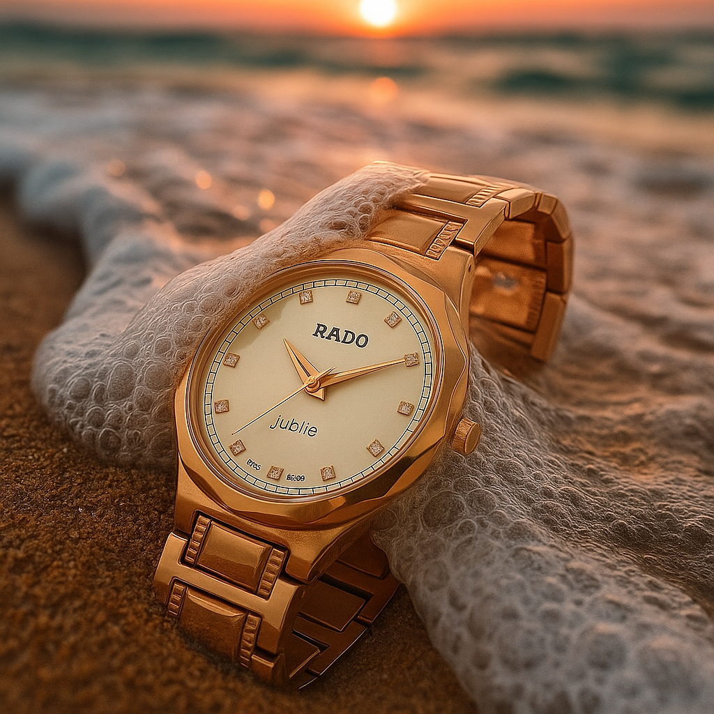Rado Jubile Luxury Men’s Watch | Rose Gold luxury watch for women