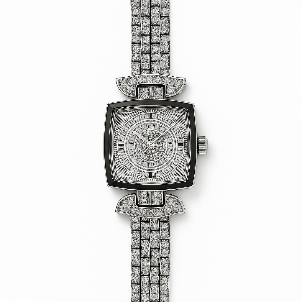 Luxury Diamond-Studded Quartz Watch | Luxury watches for women