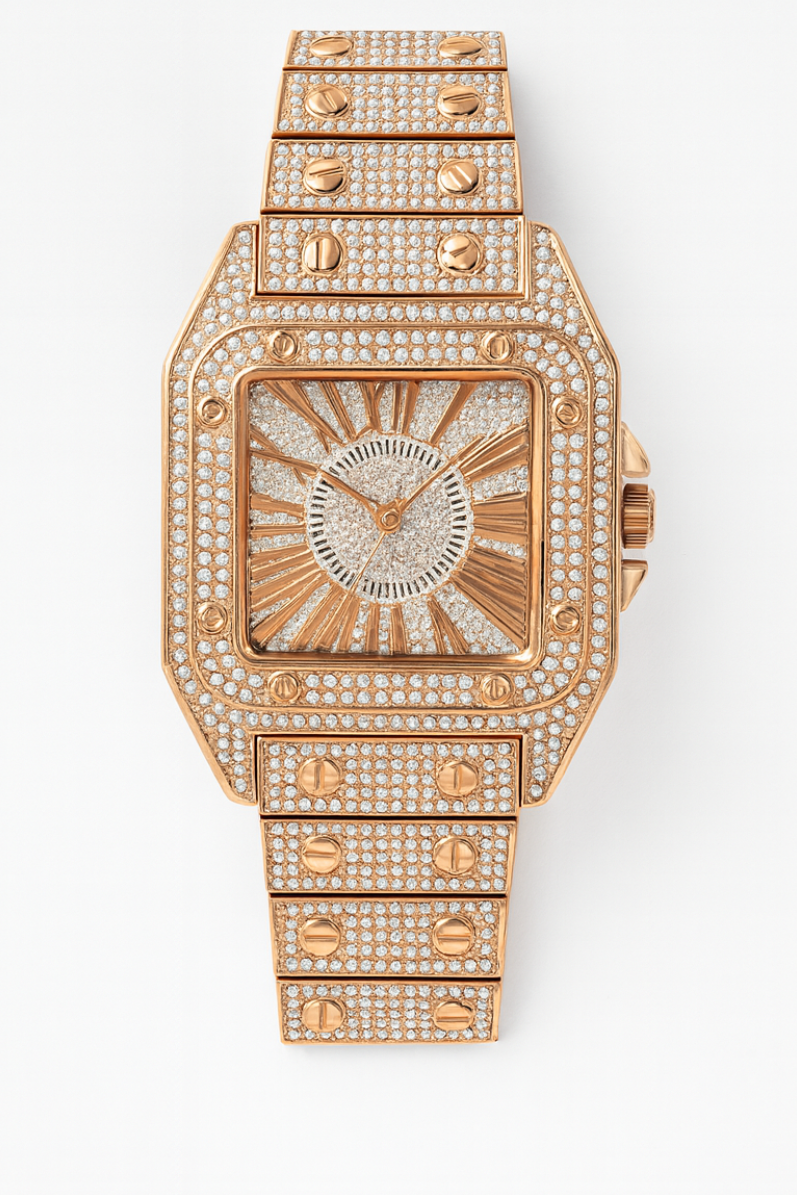 Royal Prestige, Ice-Gold Men’s Luxury Watch