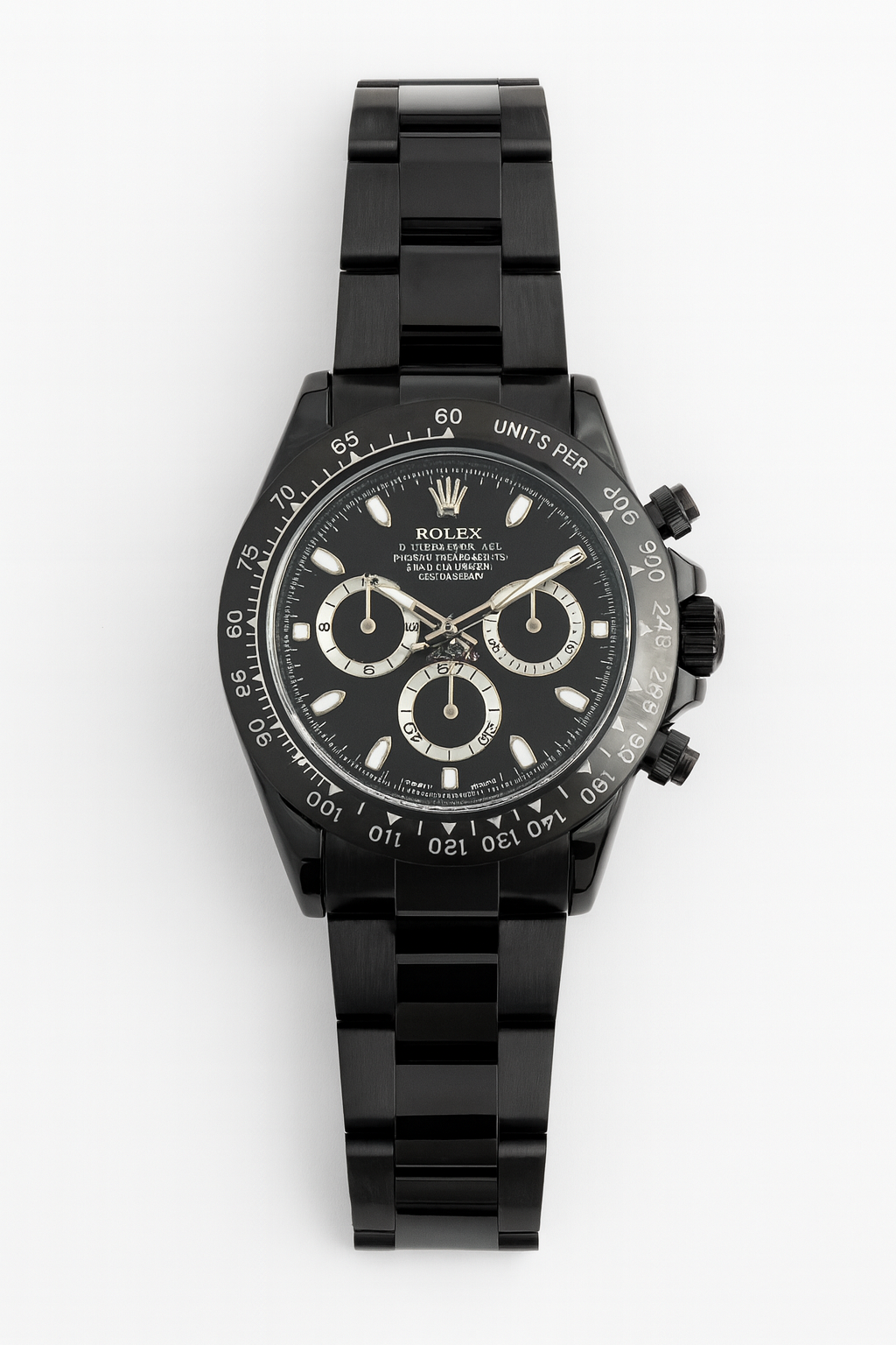 Rolex Midnight Chrono Black Edition | Luxury Men’s Precision Watch | Luxury watch for men